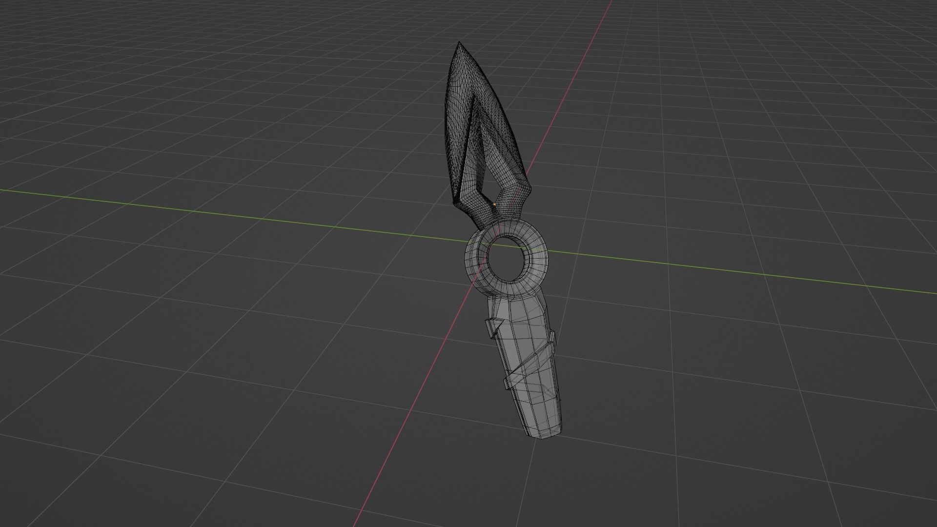 Jett knife valorant 3D model_5
