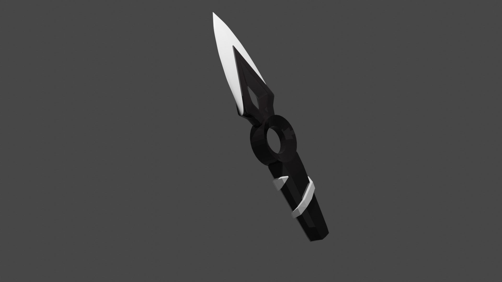 Jett knife valorant 3D model_4