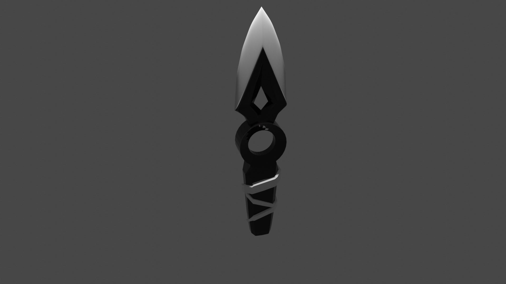 Jett knife valorant 3D model_1