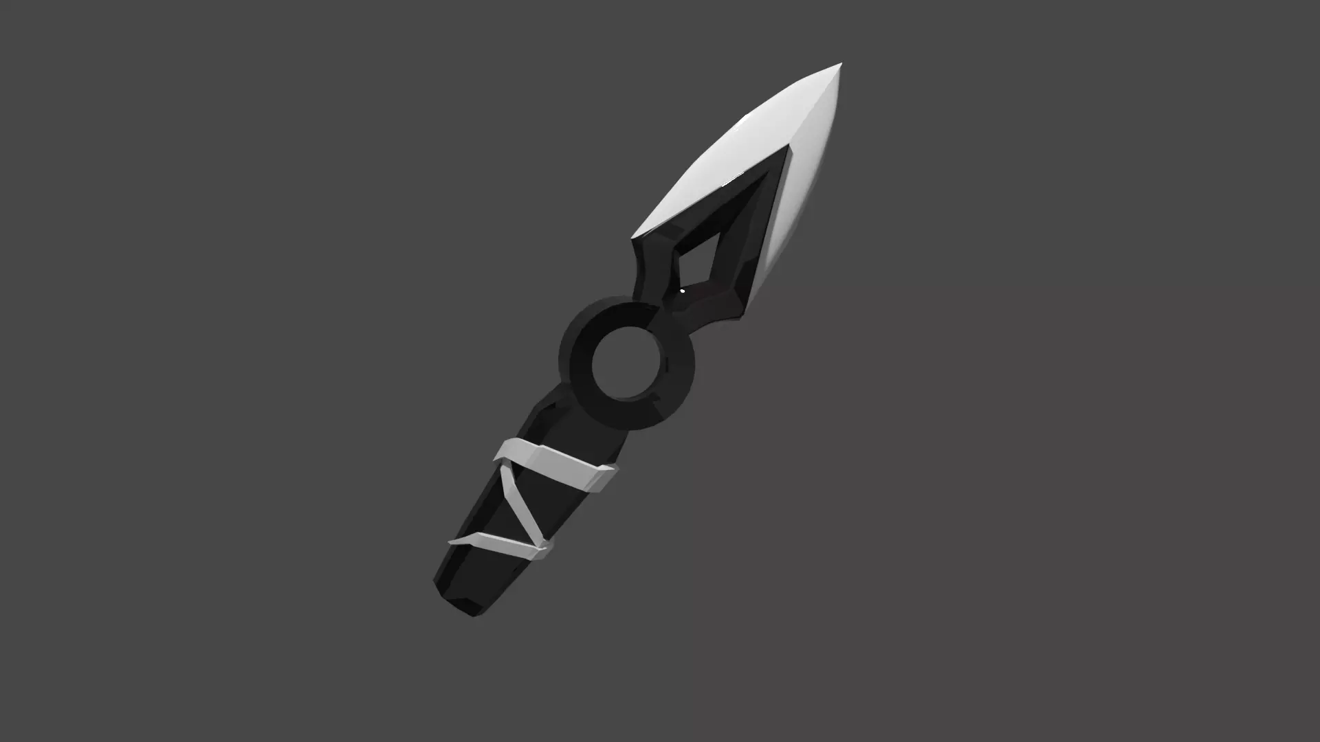 Jett knife valorant 3D model_0