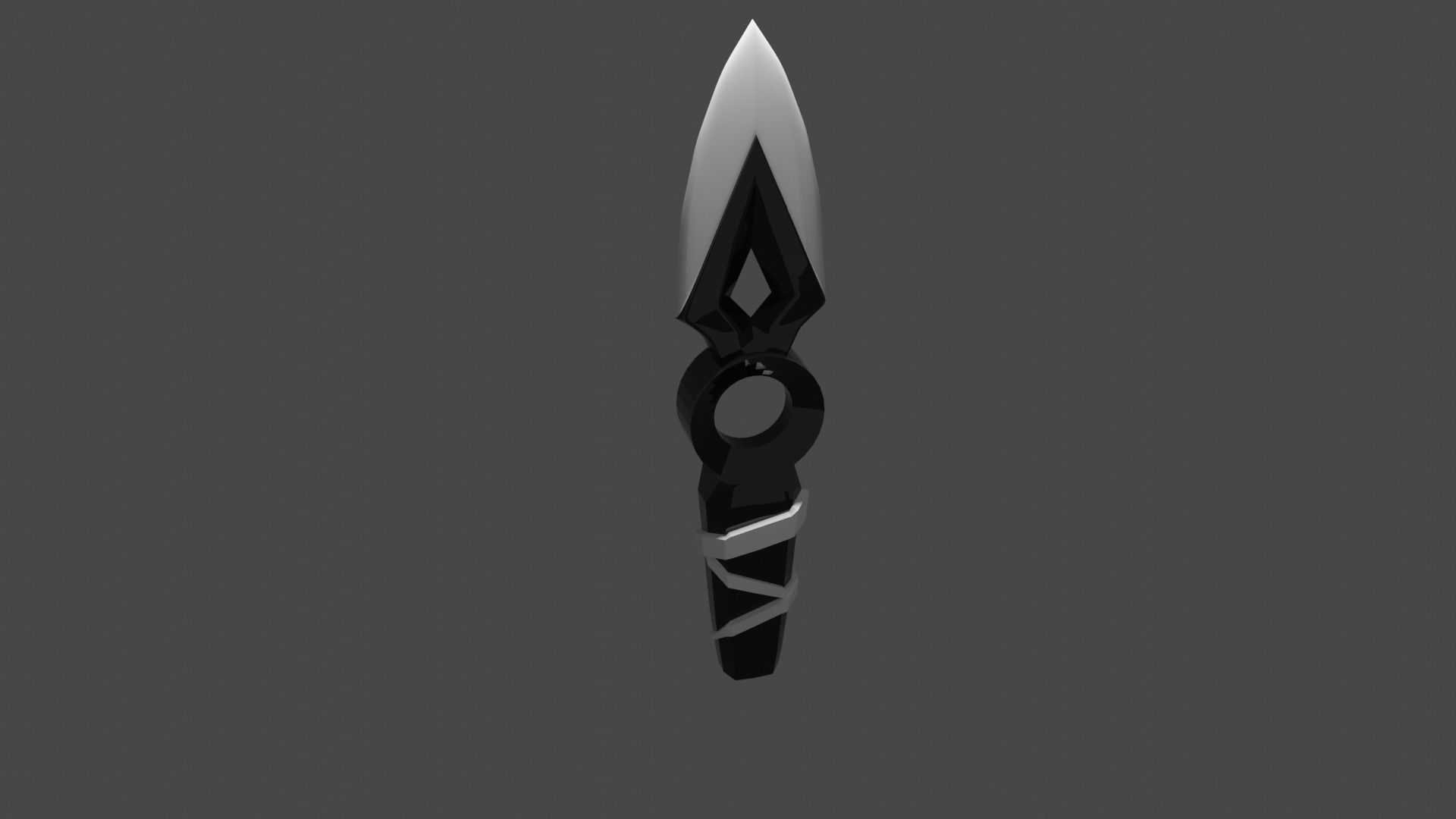 Jett knife valorant 3D model_2
