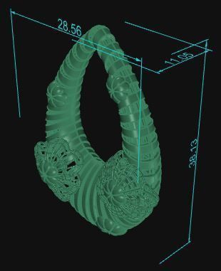 Pendant 424 3D print model_9