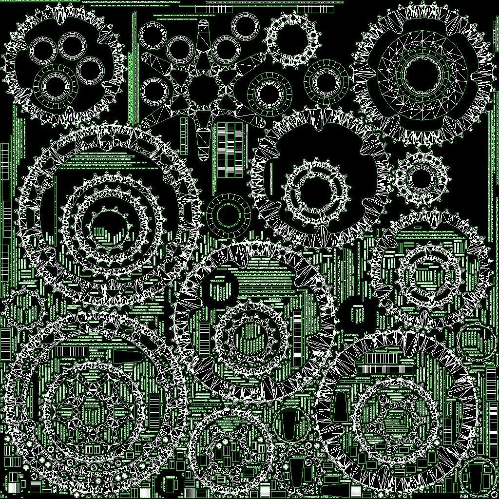 MTB Cassette steel Low-poly 3D model_9