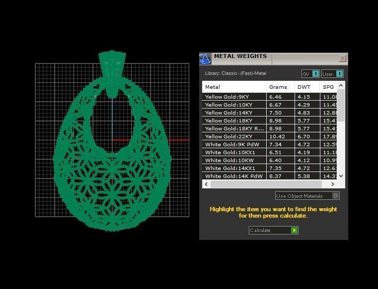 Pendant 422 3D print model_8