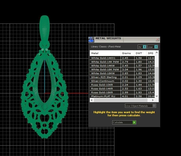 Pendant 421 3D print model_9