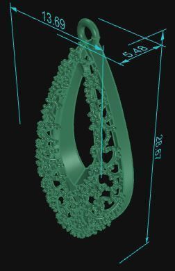 Pendant 421 3D print model_8