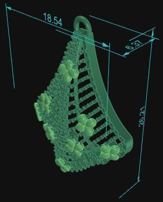 Pendant 418 3D print model_6