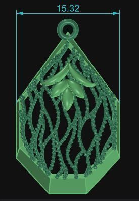 Pendant 414 3D print model_6