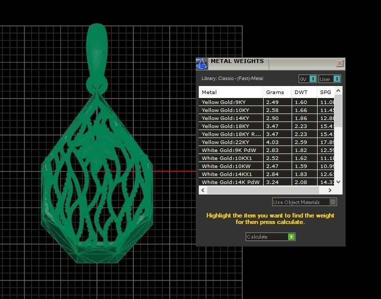 Pendant 414 3D print model_8