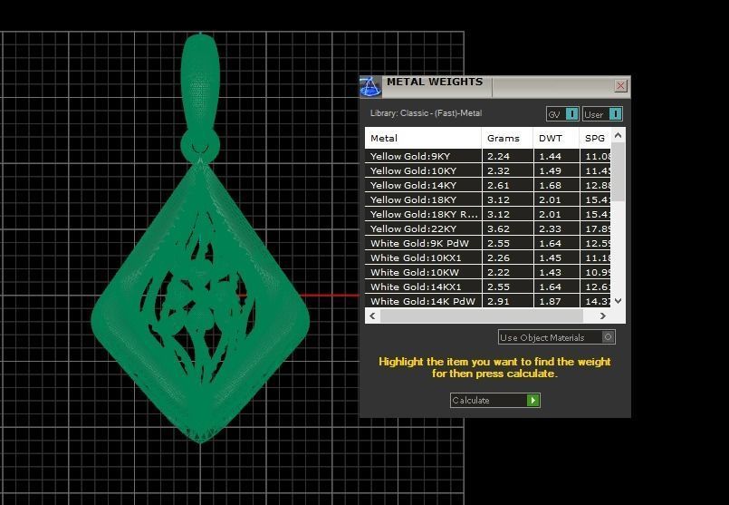 Pendant 413 3D print model_8