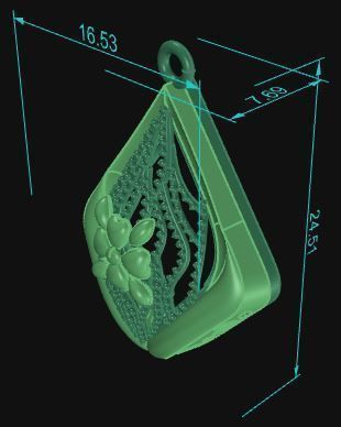 Pendant 413 3D print model_10