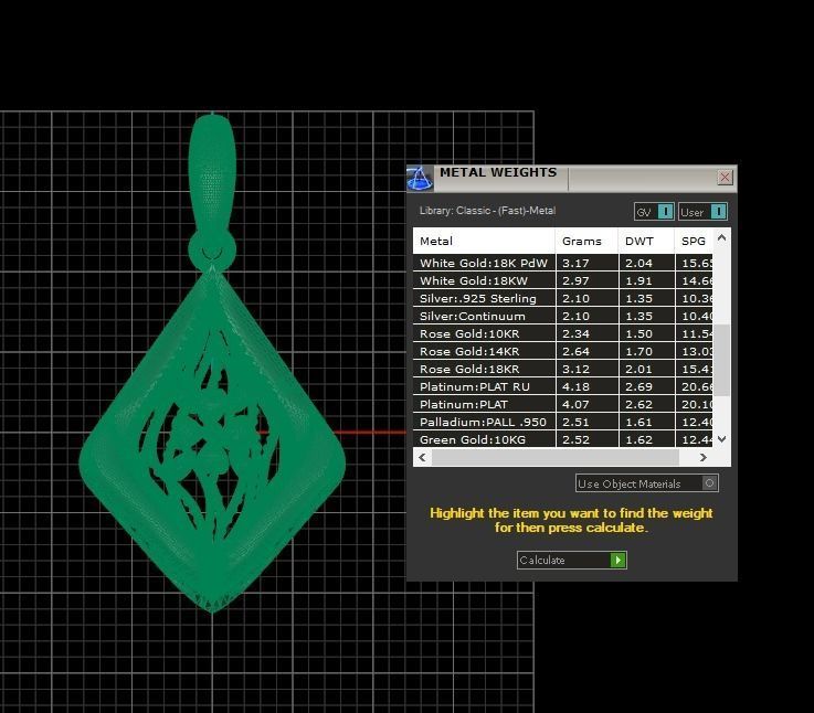 Pendant 413 3D print model_9