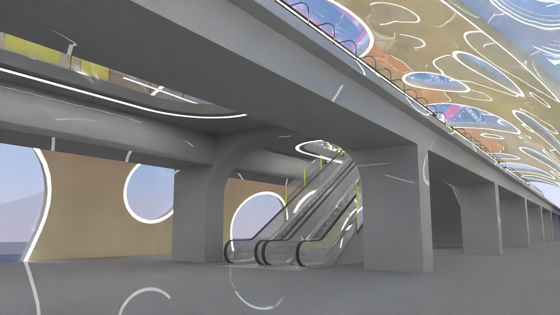 Maglev station 2023 II 3D model_7