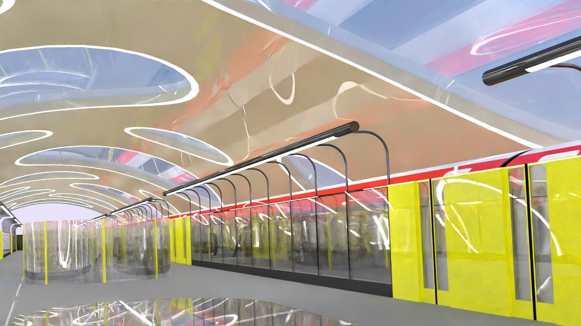 Maglev station 2023 II 3D model_17