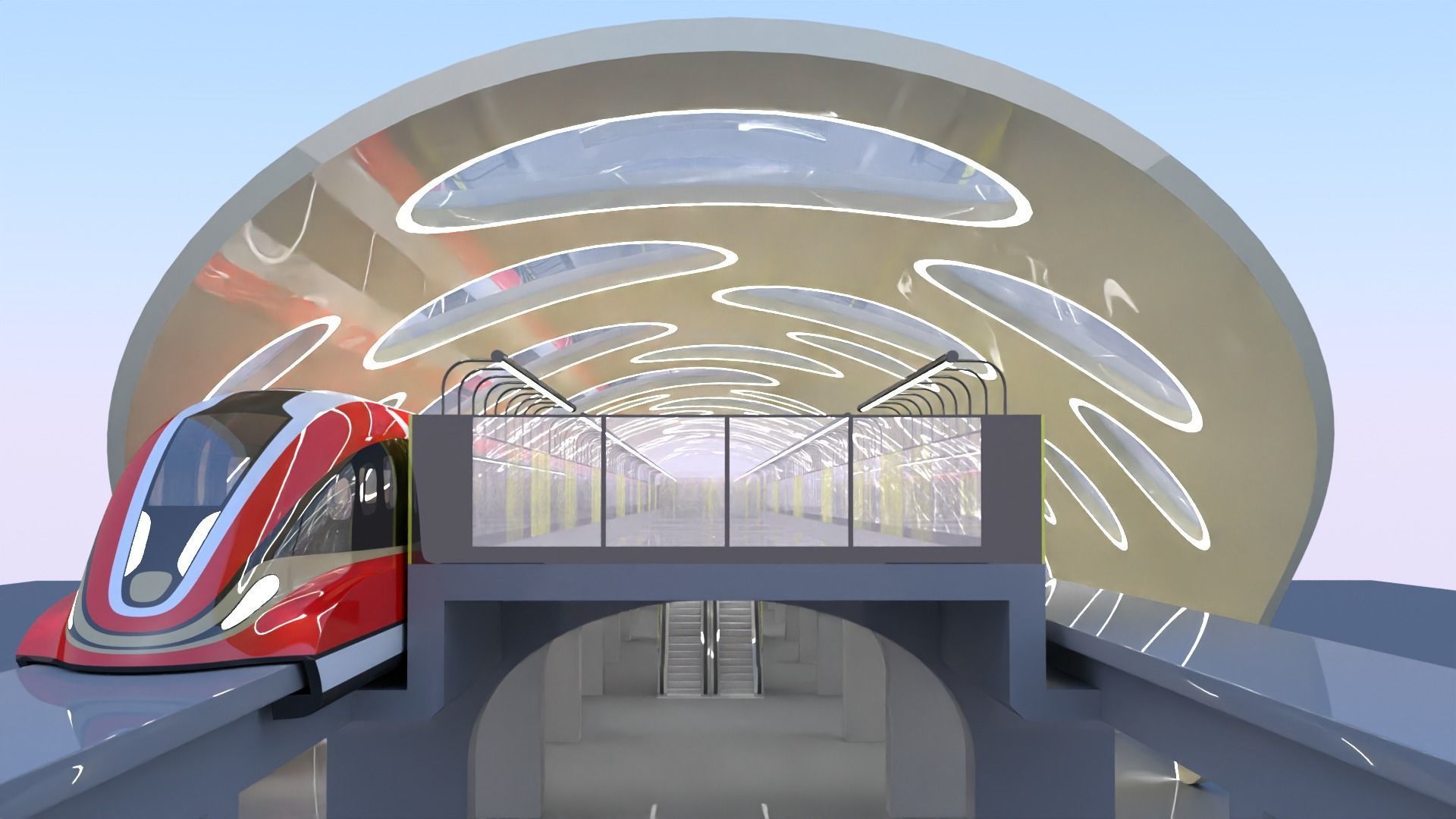 Maglev station 2023 II 3D model_5