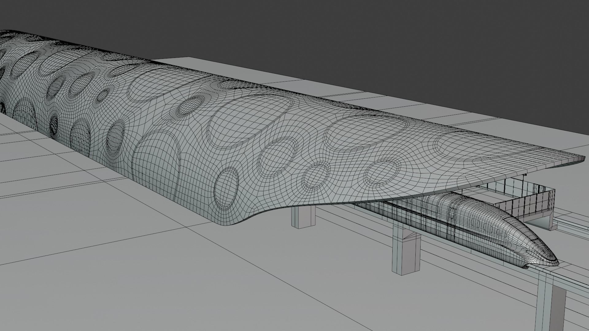 Maglev station 2023 II 3D model_11
