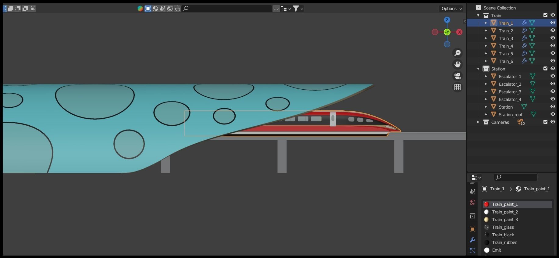 Maglev station 2023 II 3D model_21