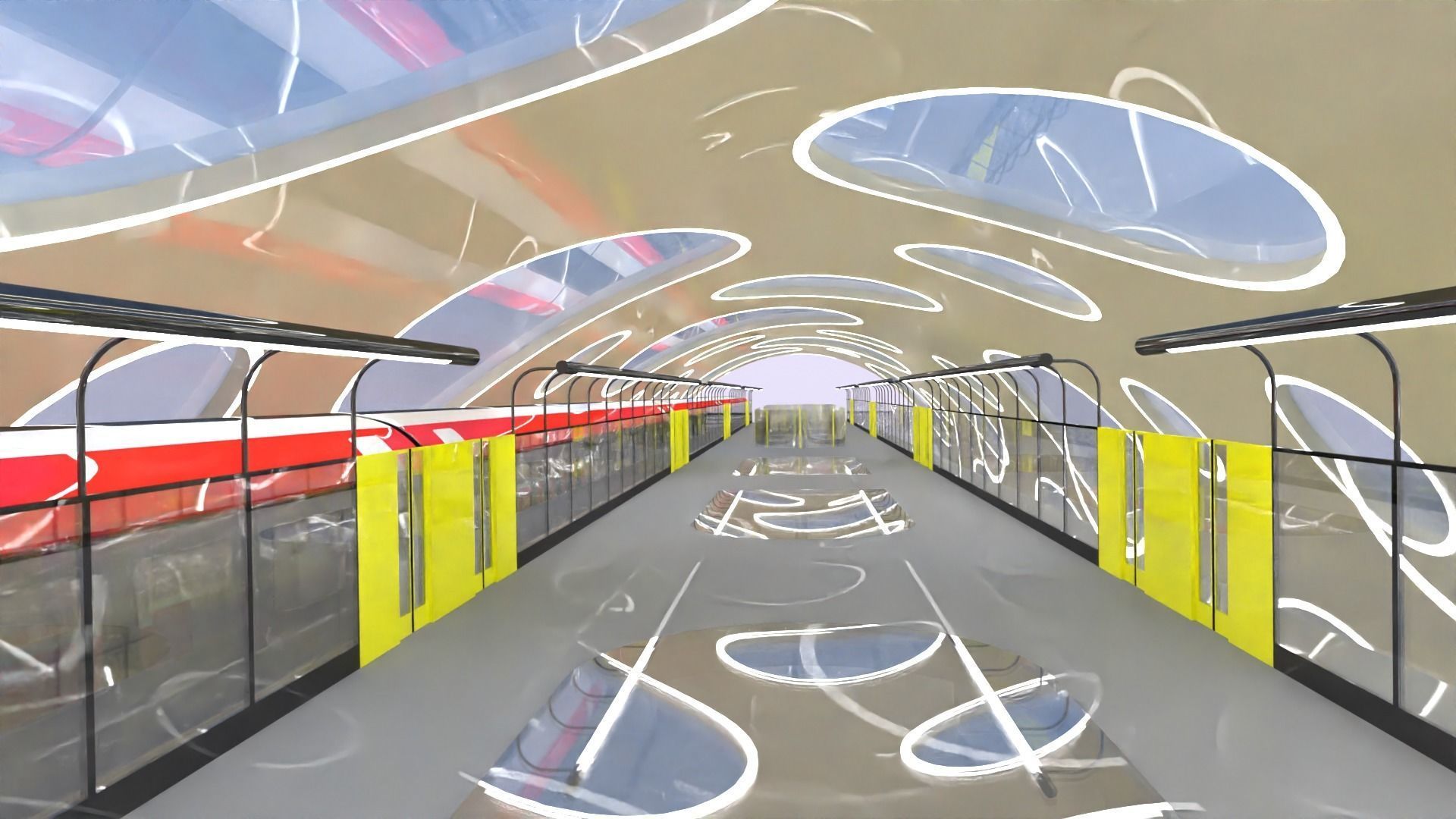 Maglev station 2023 II 3D model_14