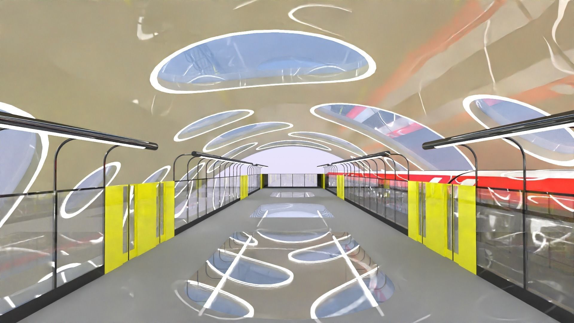 Maglev station 2023 II 3D model_8