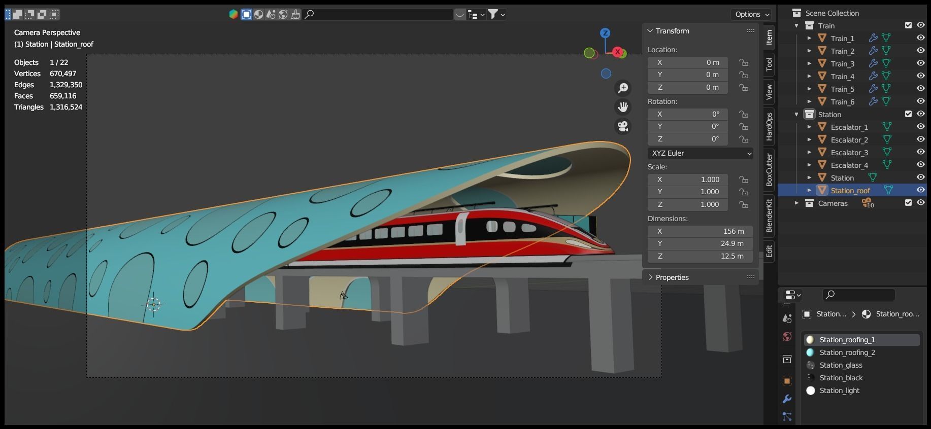 Maglev station 2023 II 3D model_19