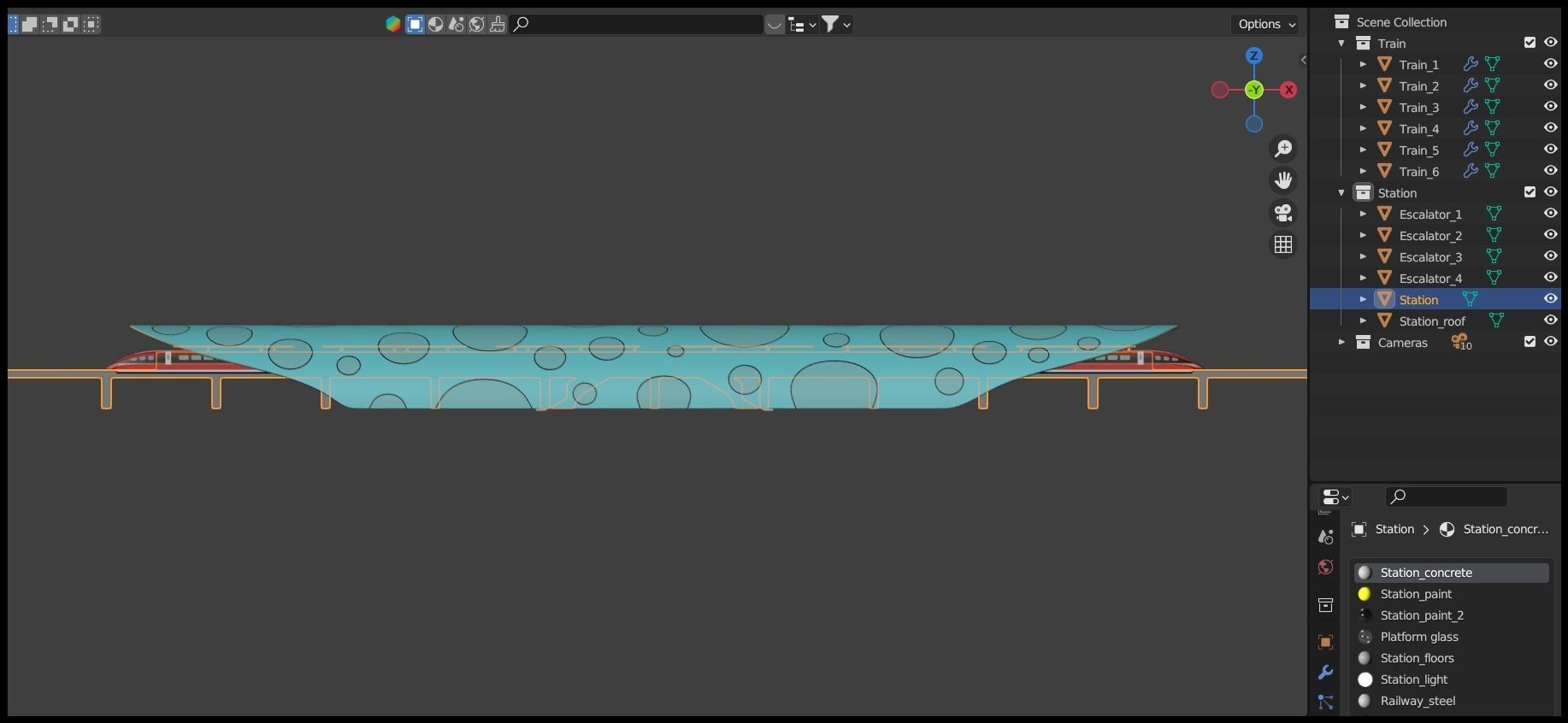 Maglev station 2023 II 3D model_23