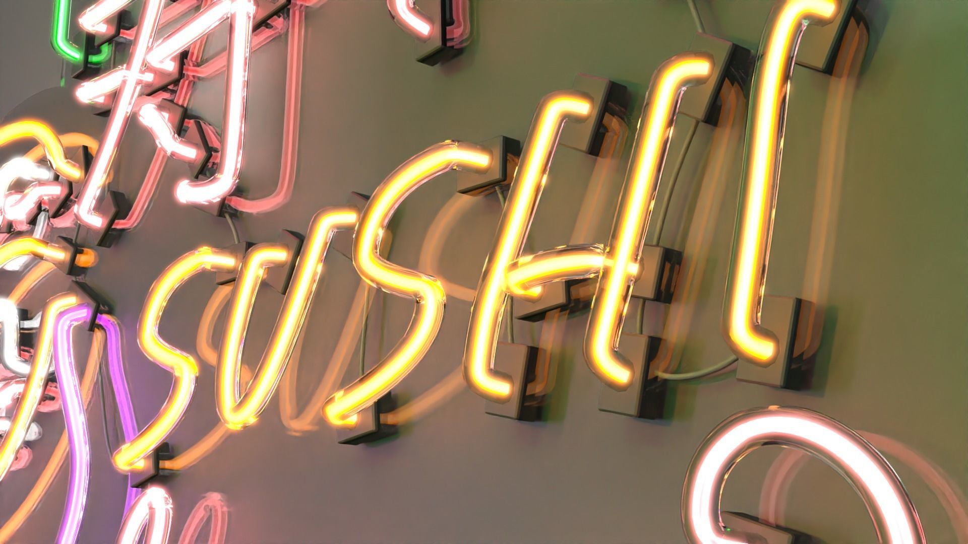 Sushi 2 - Neon Sign 3D model_2