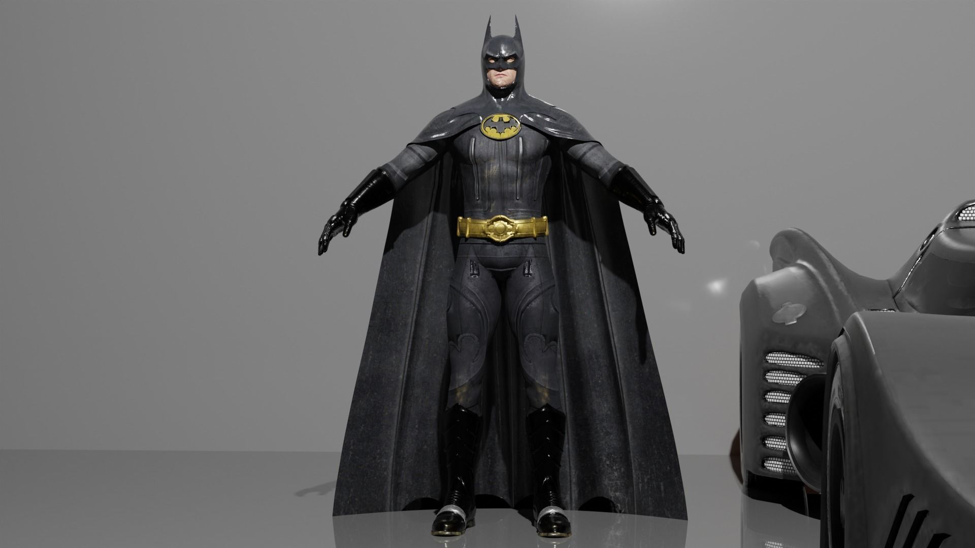 Michael Keaton Batman 3D model_3