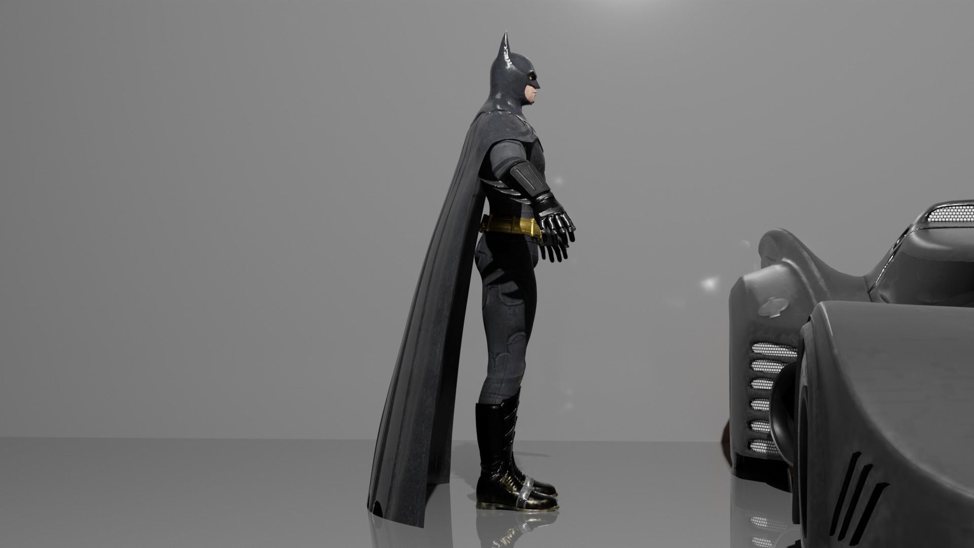 Michael Keaton Batman 3D model_5