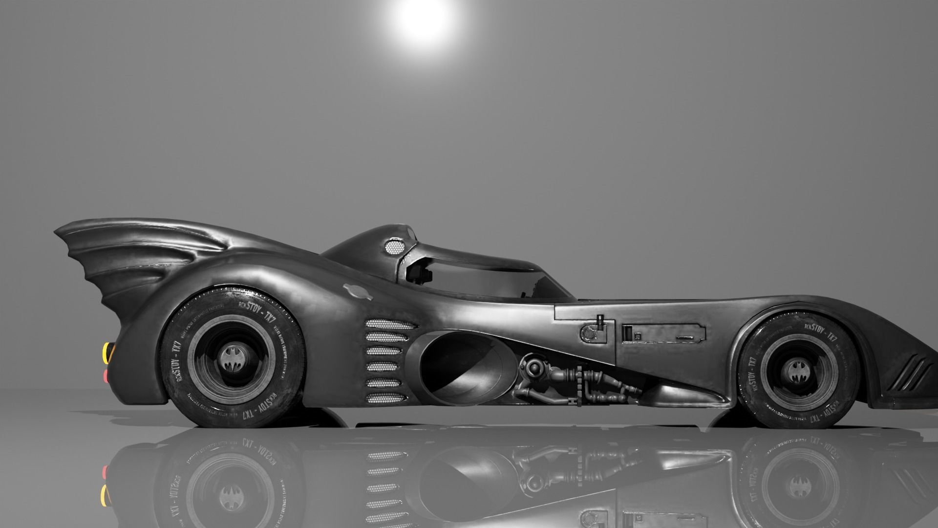 Michael Keaton Batman 3D model_1