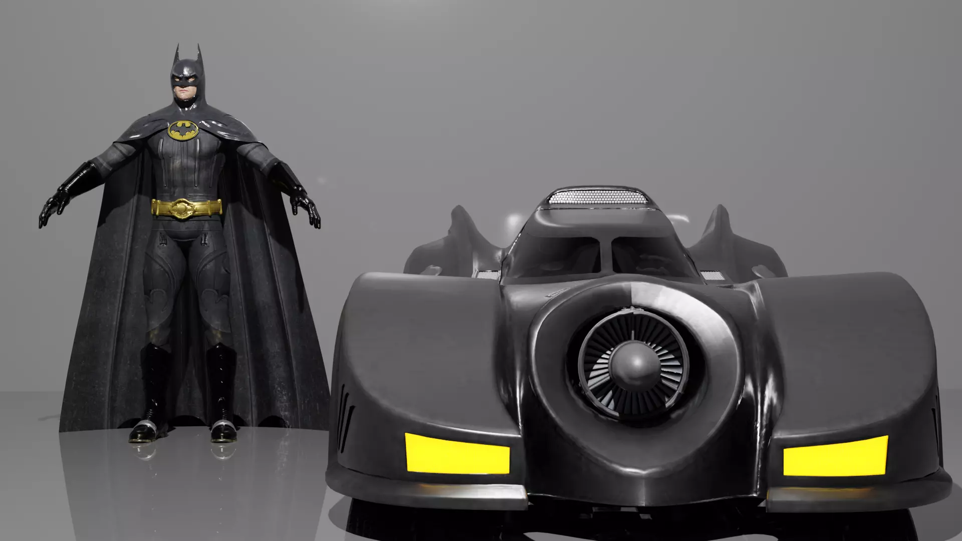 Michael Keaton Batman 3D model_0