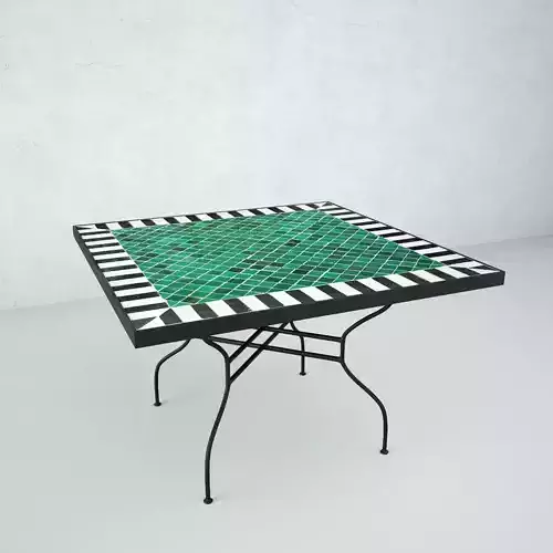 Square Mosaic Dining Table 2
