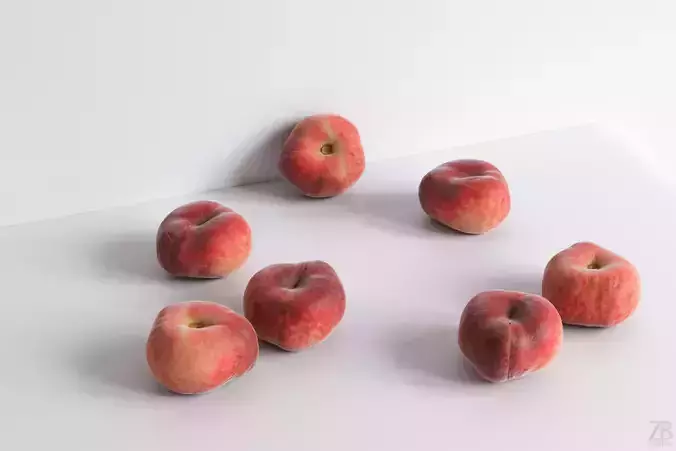 Peach 3D model
