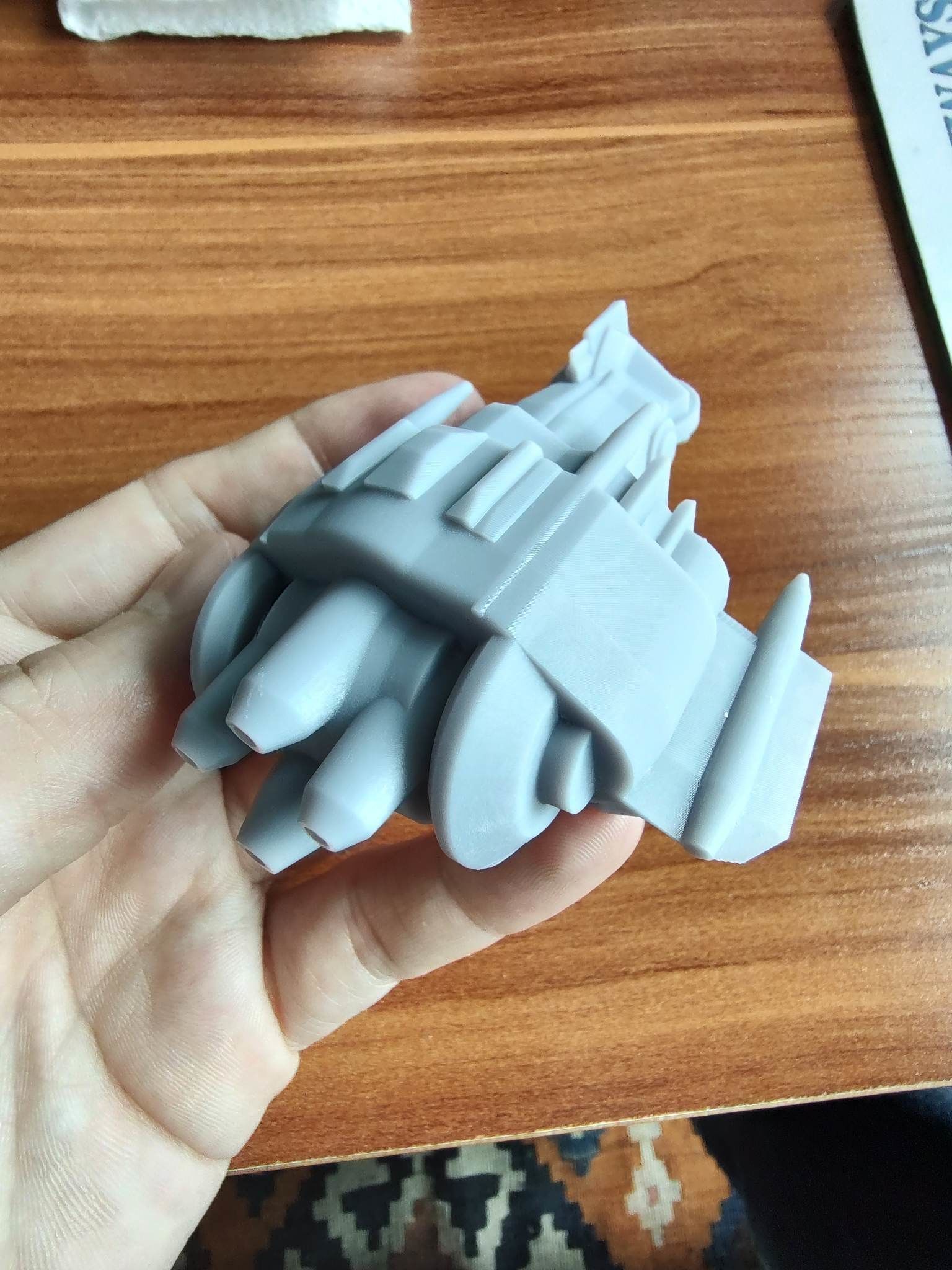 CS1-062023 Starship Model 3D print model_4