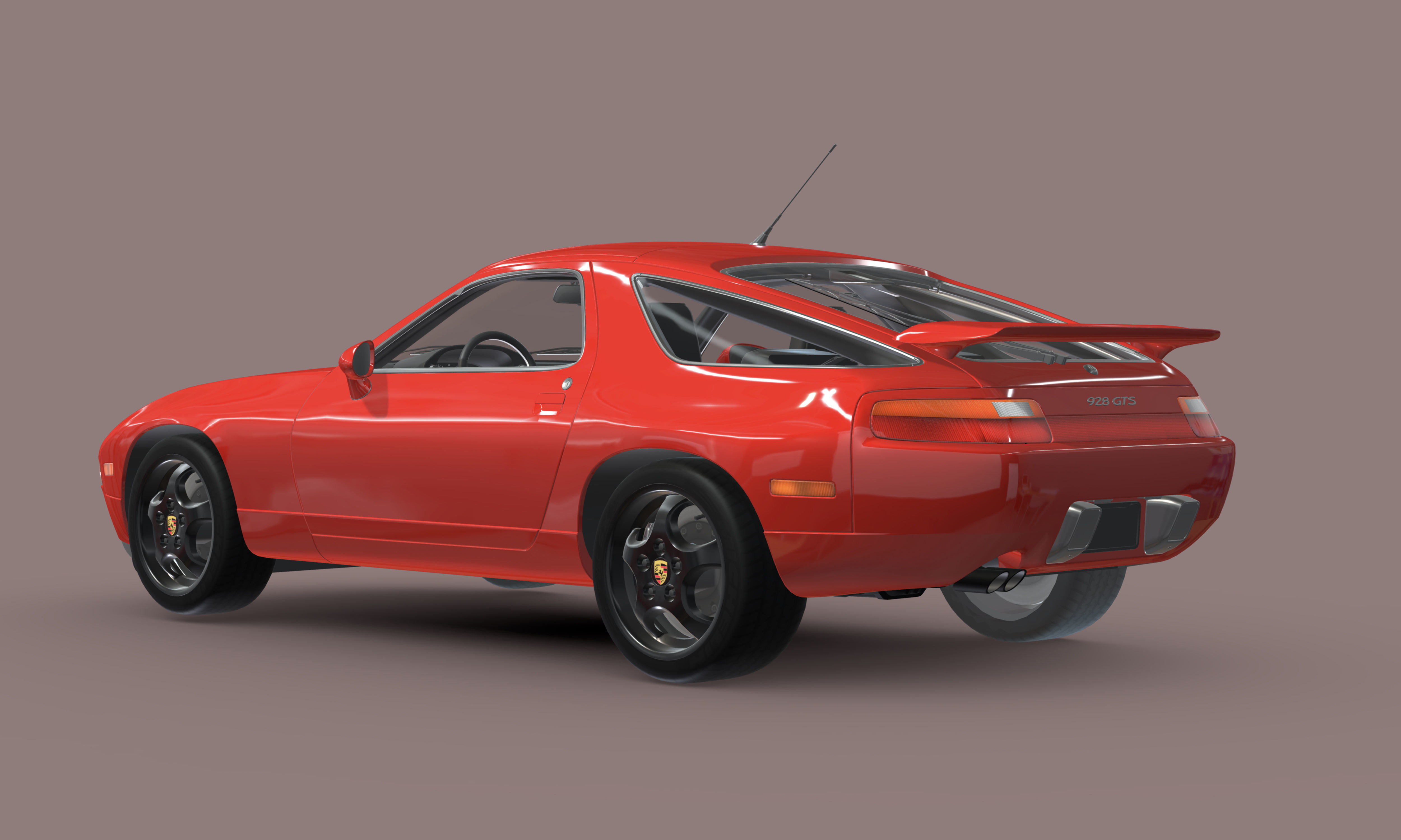 Porsche 928 GTS - 1992-1995 3D model_3