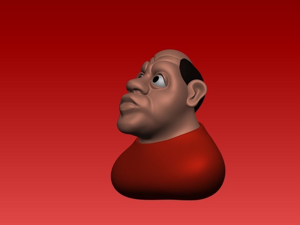 Man sculpt 3D print model_1