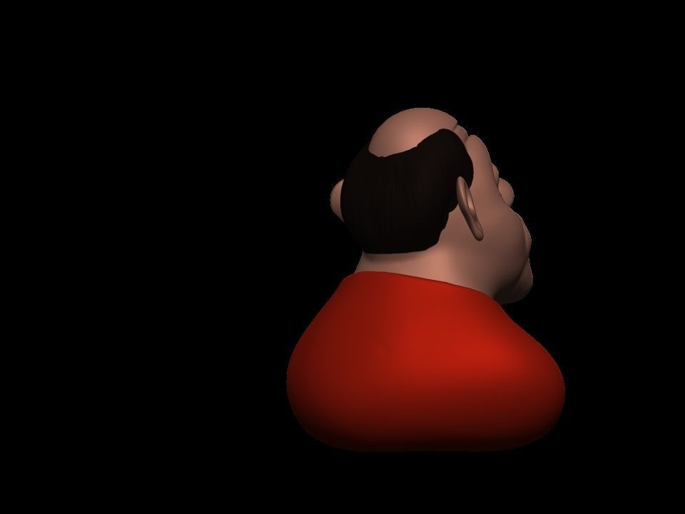 Man sculpt 3D print model_6