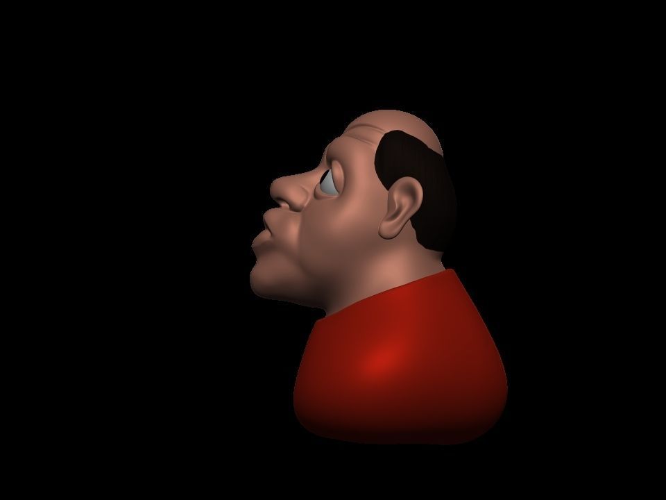 Man sculpt 3D print model_16