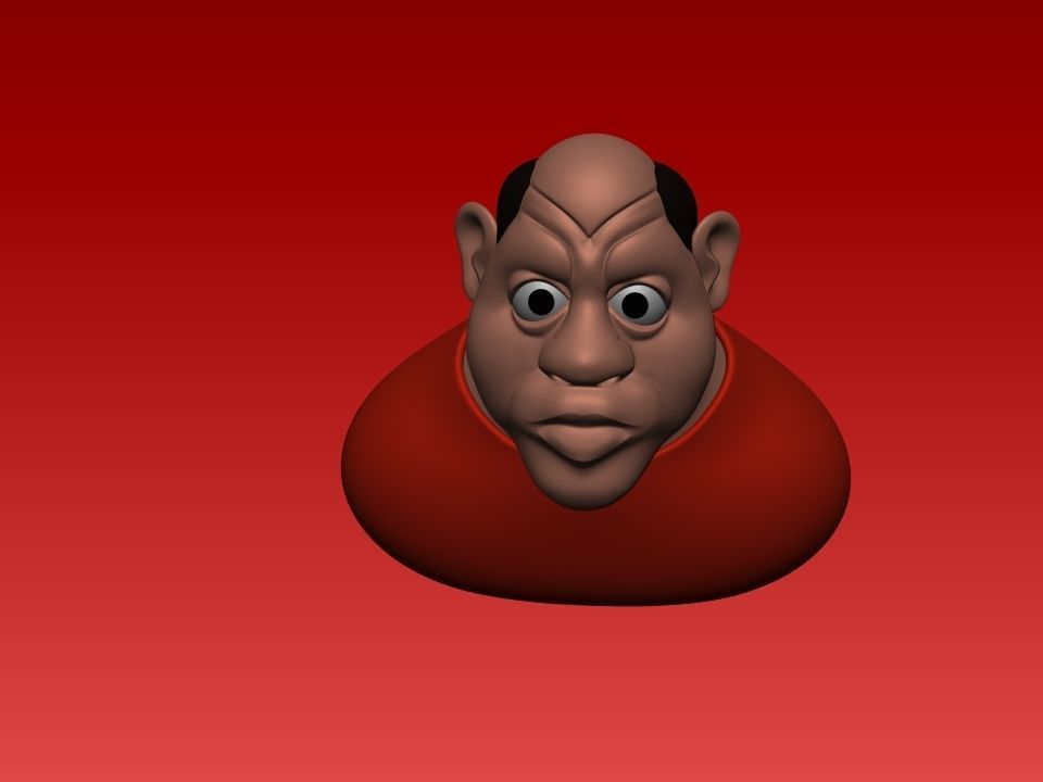 Man sculpt 3D print model_10