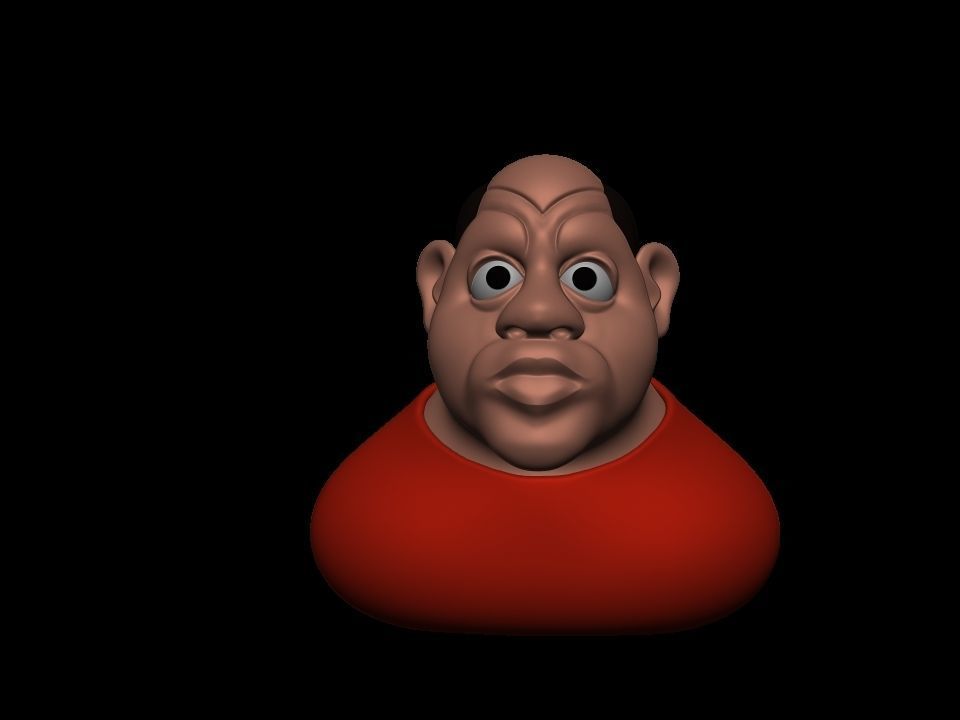 Man sculpt 3D print model_9