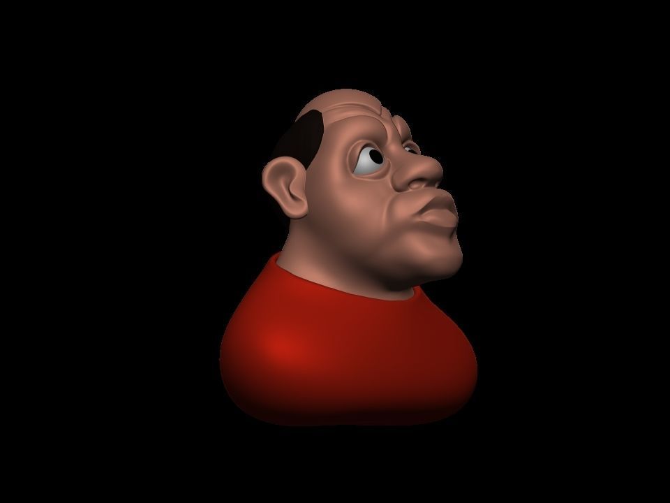 Man sculpt 3D print model_8