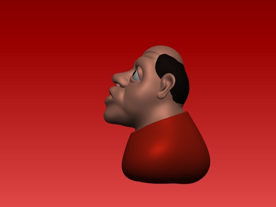 Man sculpt 3D print model_15