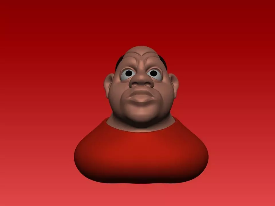 Man sculpt 3D print model_0