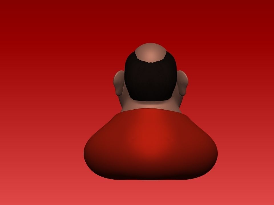 Man sculpt 3D print model_19