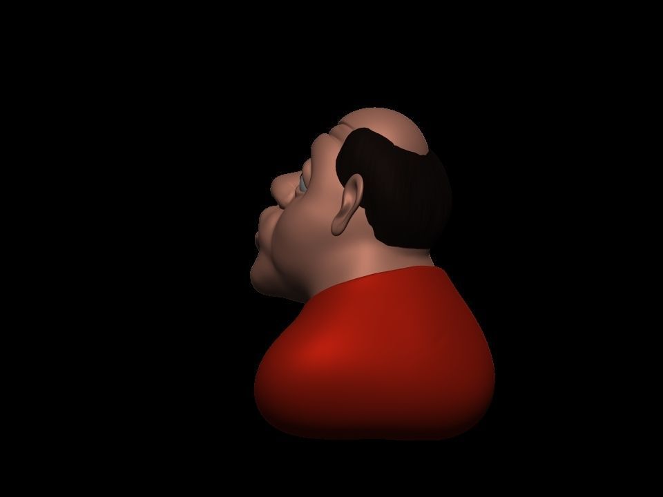 Man sculpt 3D print model_18