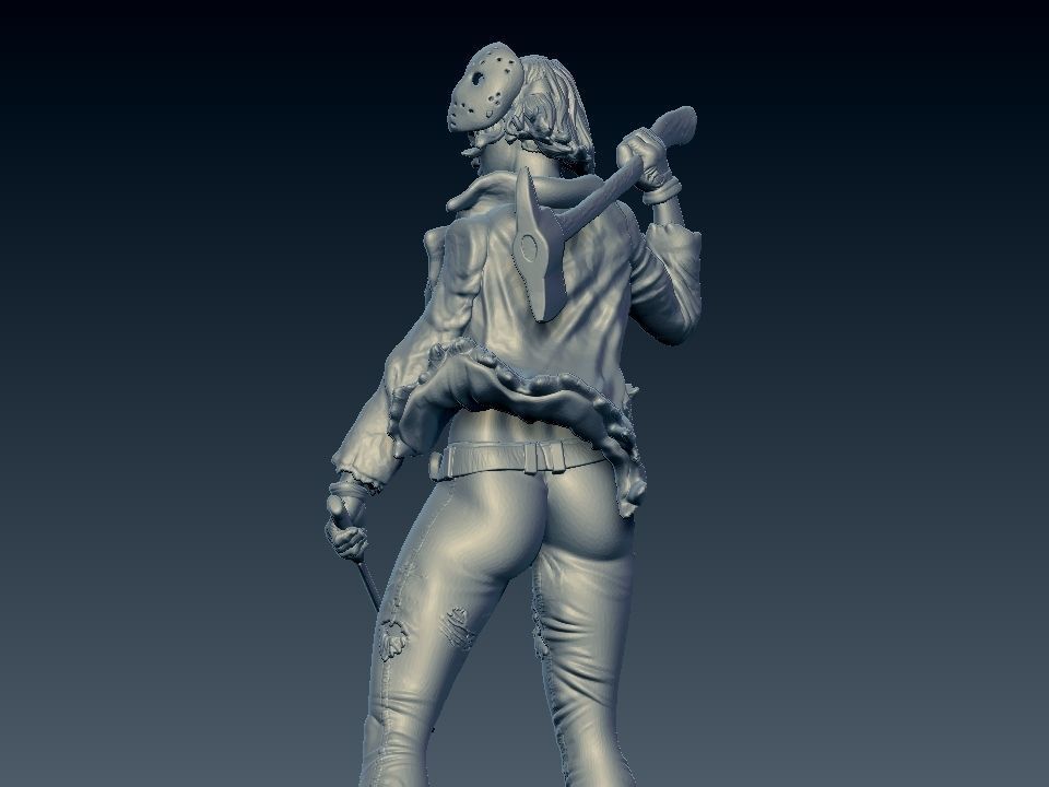 Jason friday the 13th for 3d print 3D model_3