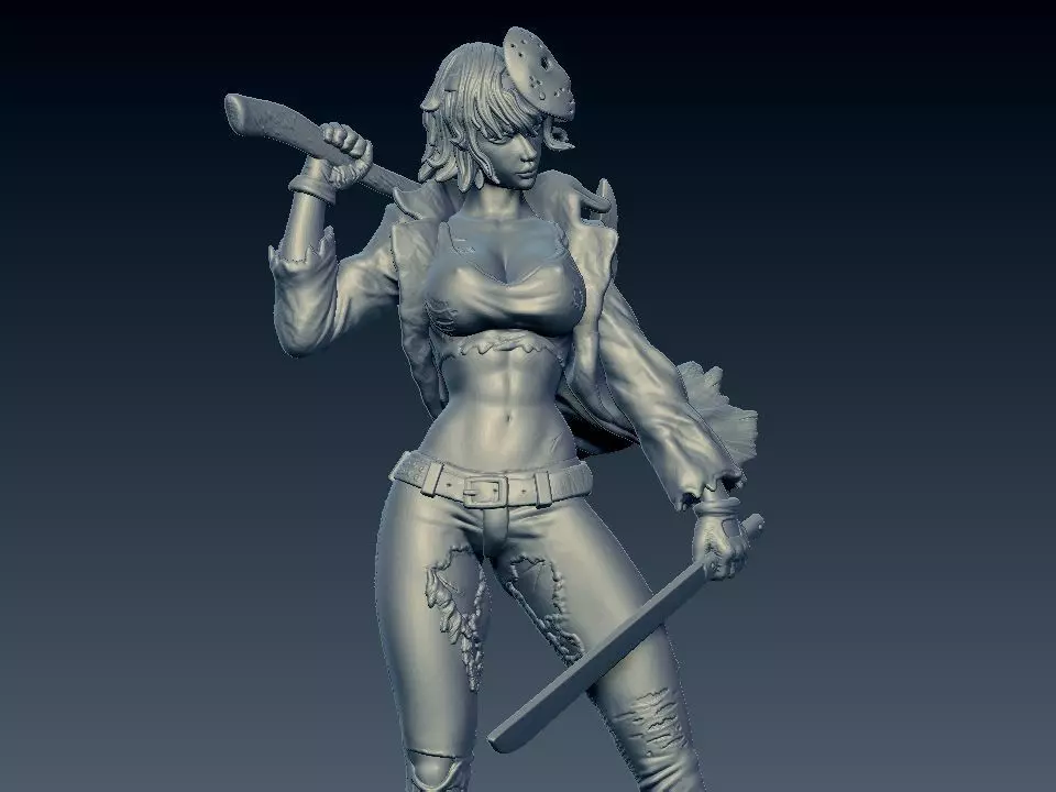 Jason friday the 13th for 3d print 3D model_0