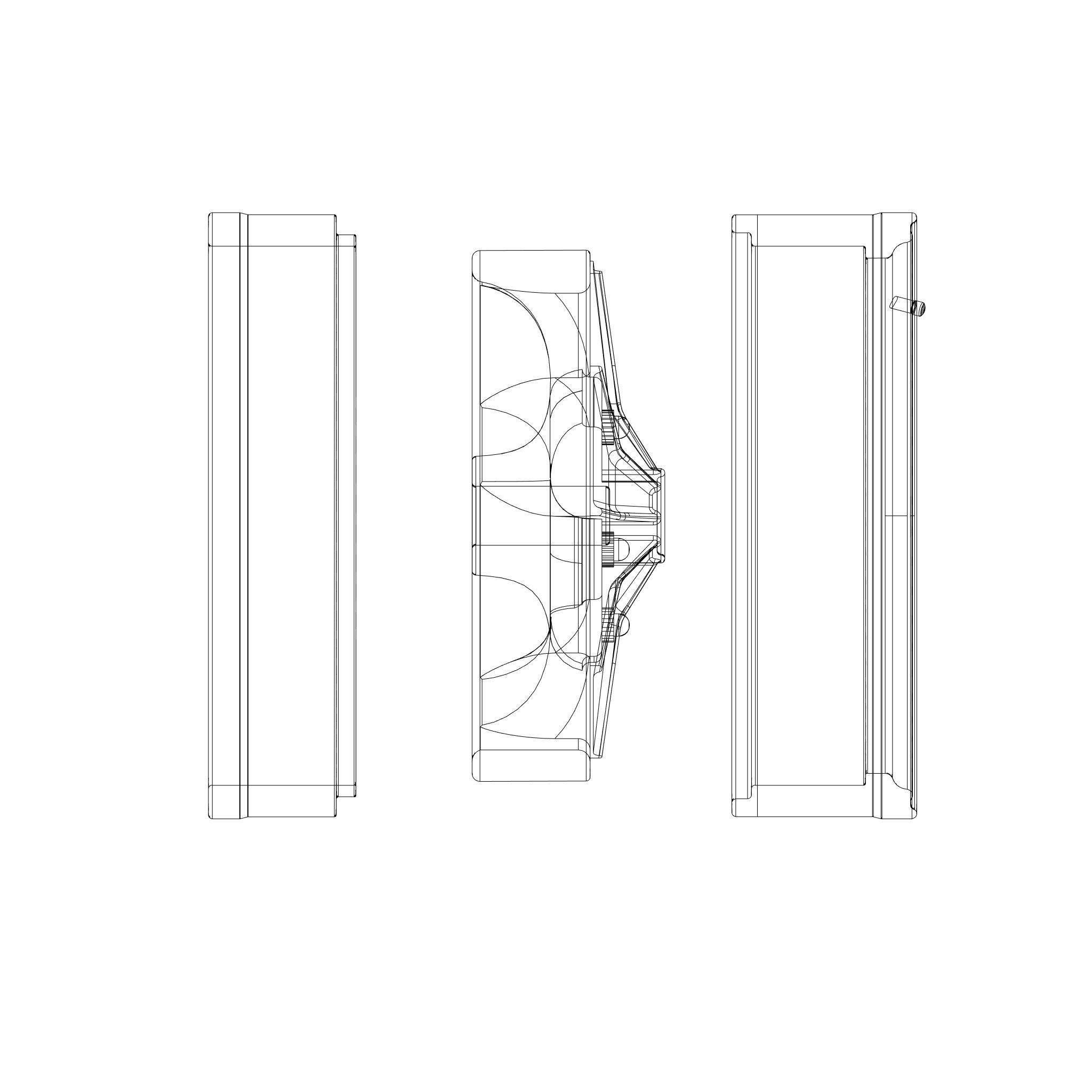 Mag SS Classic car wheel with tire 3D print model_8