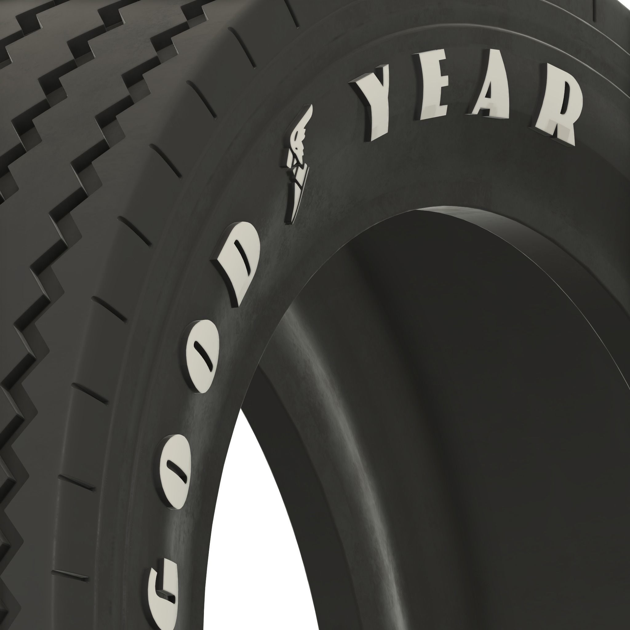 Mag SS Classic car wheel with tire 3D print model_5