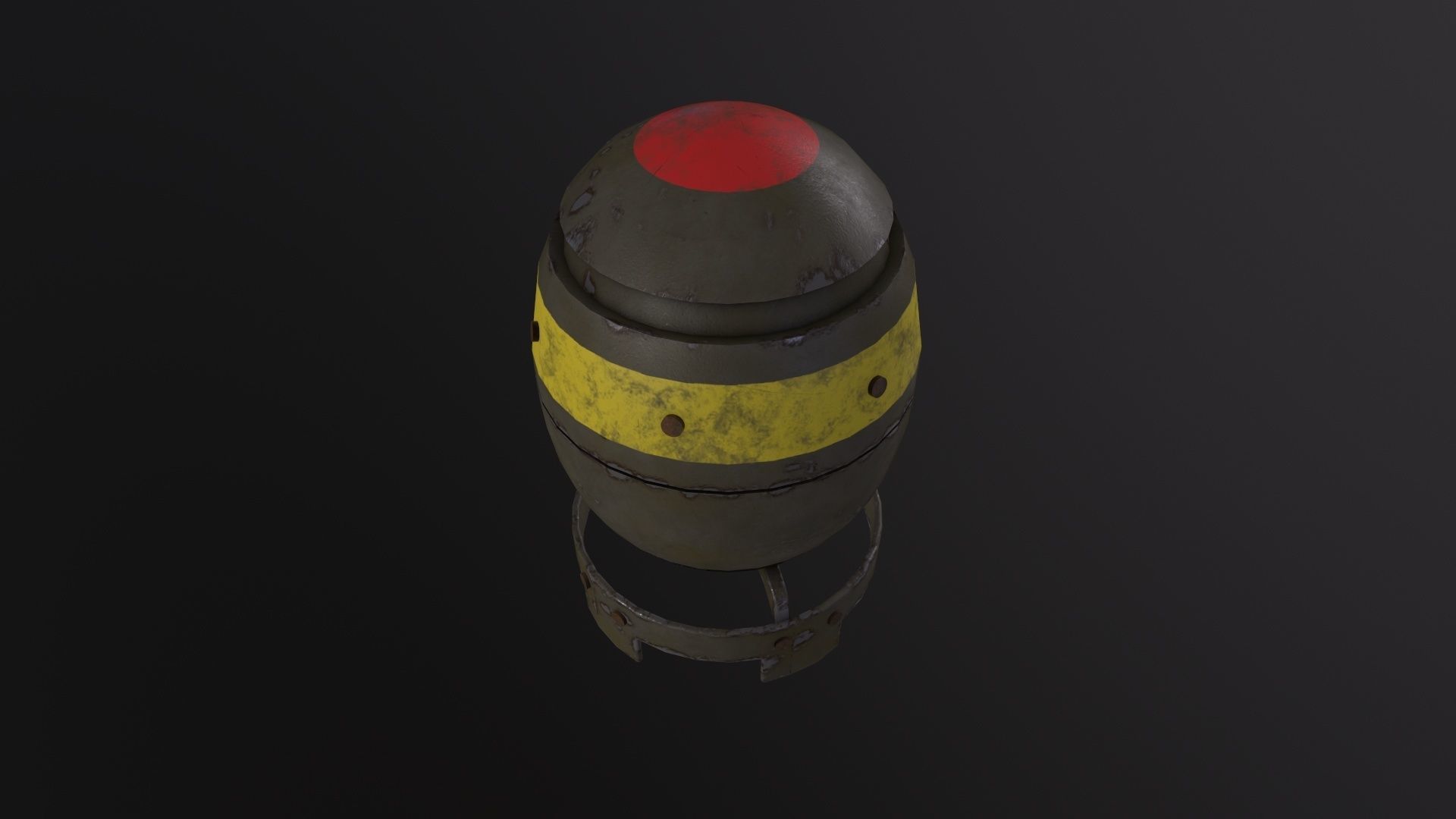 Mini Nuke 3D Model Low-poly 3D model_2