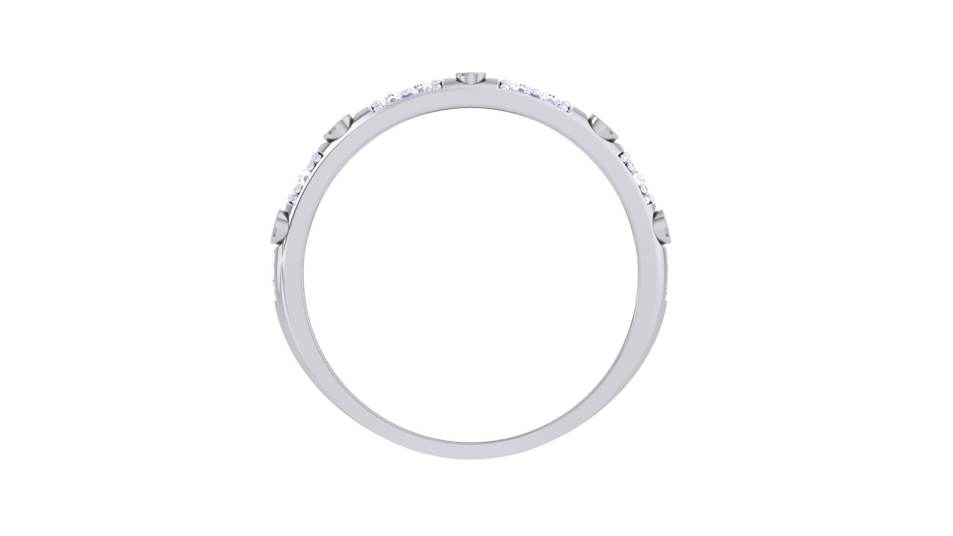 Screw Head on Wire High Jewelry Diamond Cocktail Ring 3dm stl 3D print model_10